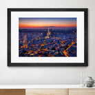 City Lights by H.J. Herrera on GIANT ART - orange city scene