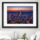 City Lights by H.J. Herrera on GIANT ART - orange city scene