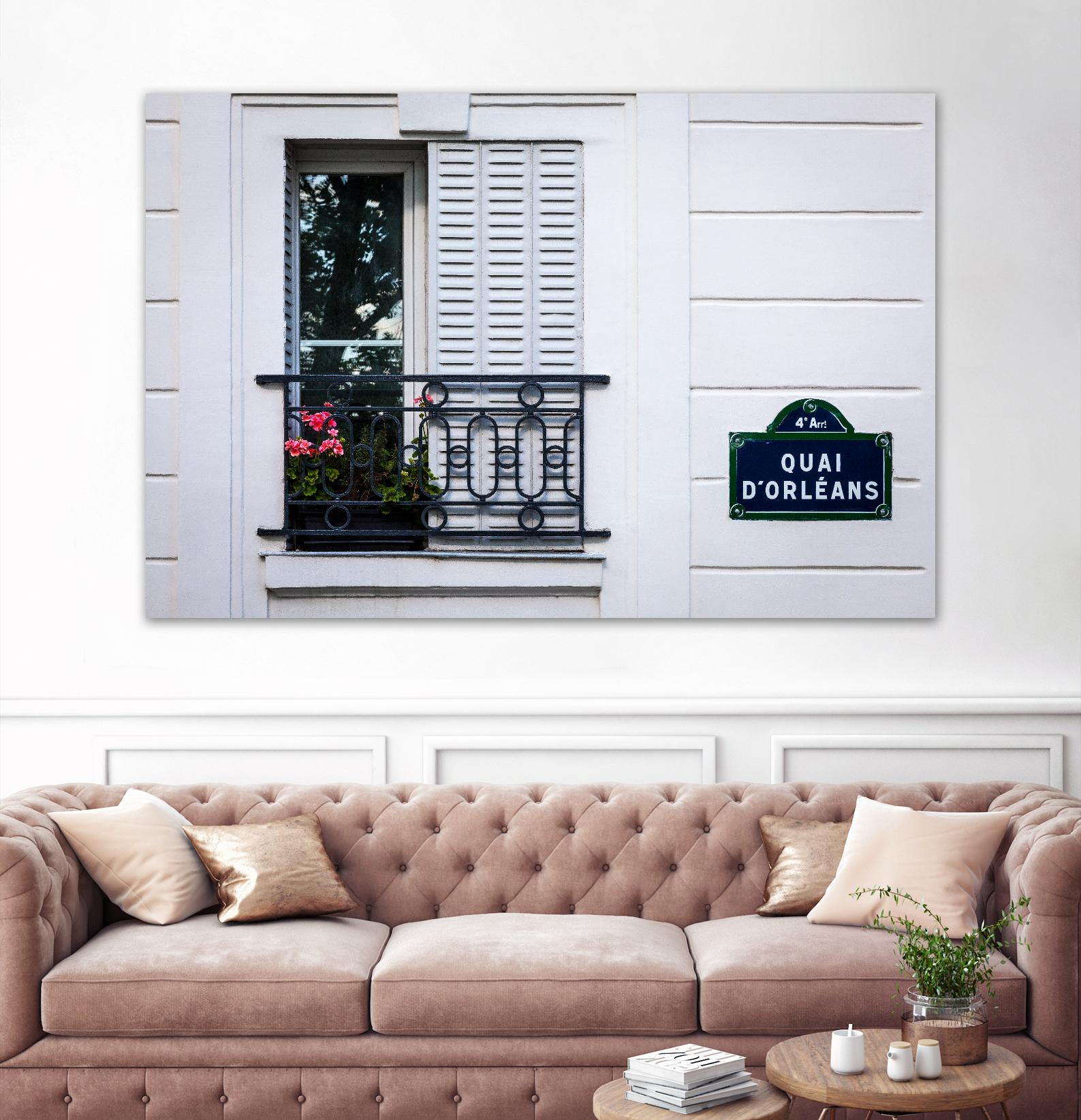 Quai d'Orléans by H.J. Herrera on GIANT ART - black architectural