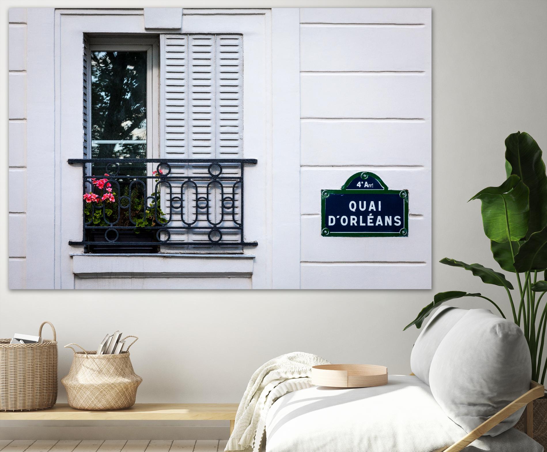 Quai d'Orléans by H.J. Herrera on GIANT ART - black architectural