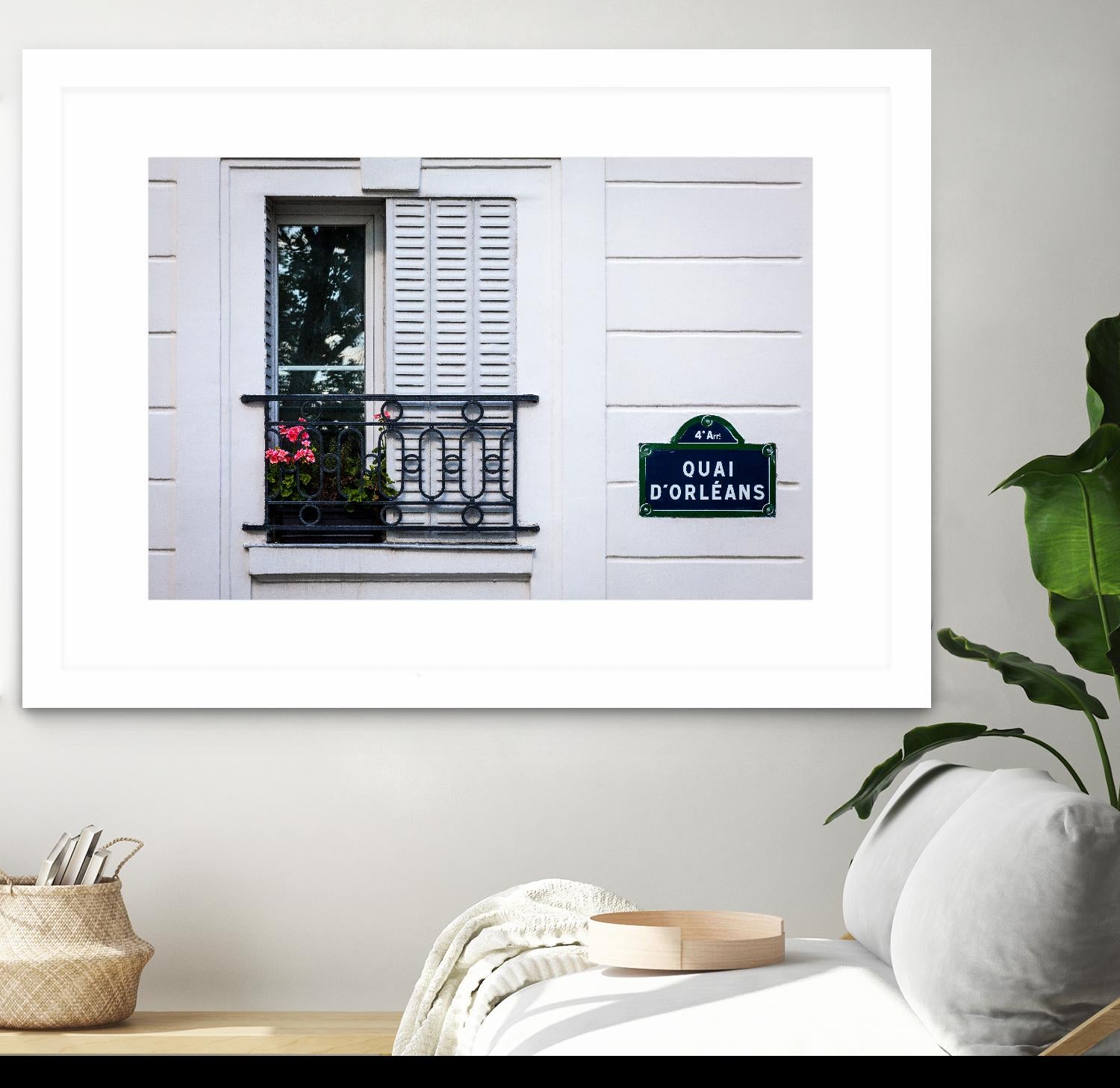 Quai d'Orléans by H.J. Herrera on GIANT ART - black architectural