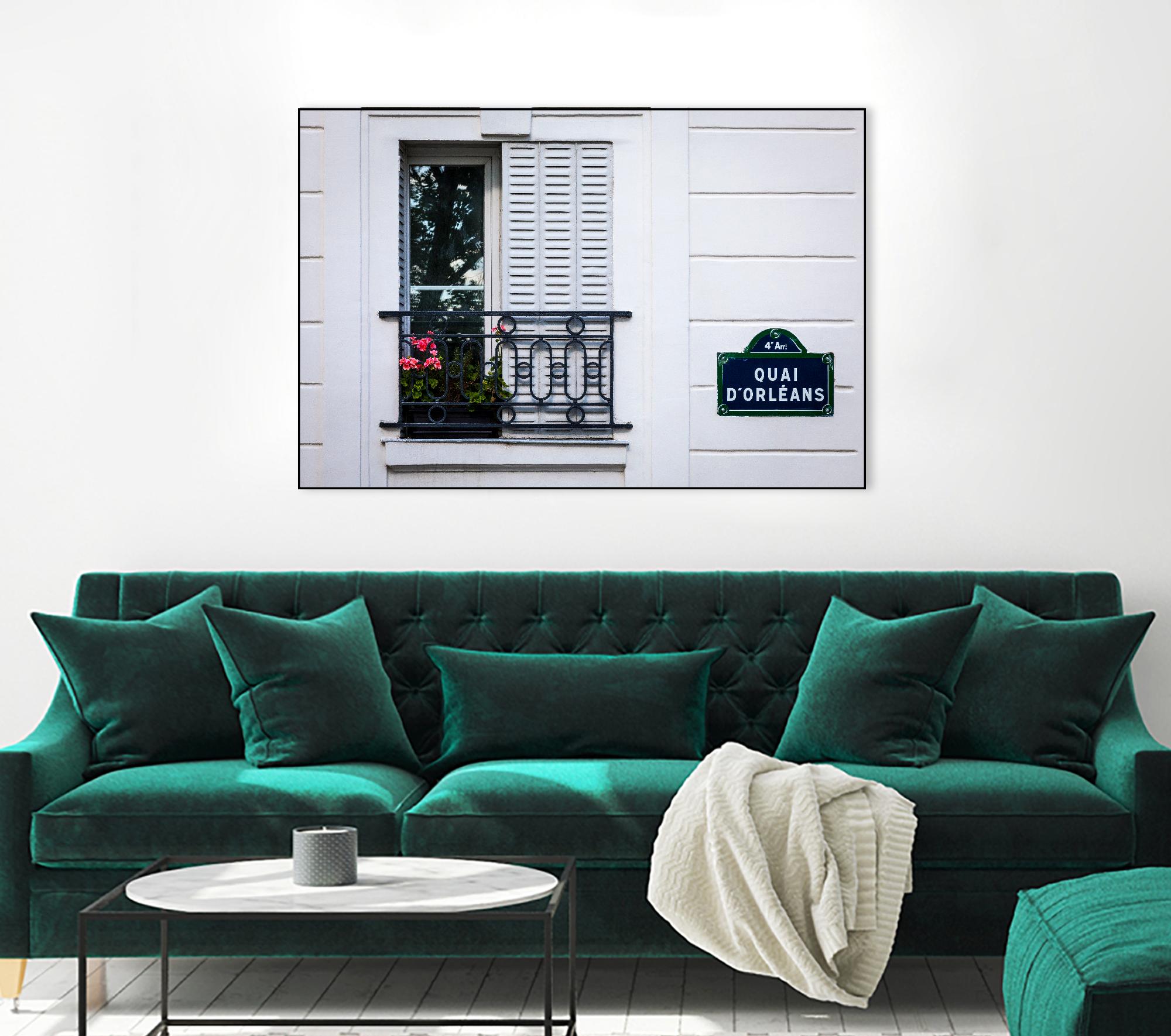 Quai d'Orléans by H.J. Herrera on GIANT ART - black architectural