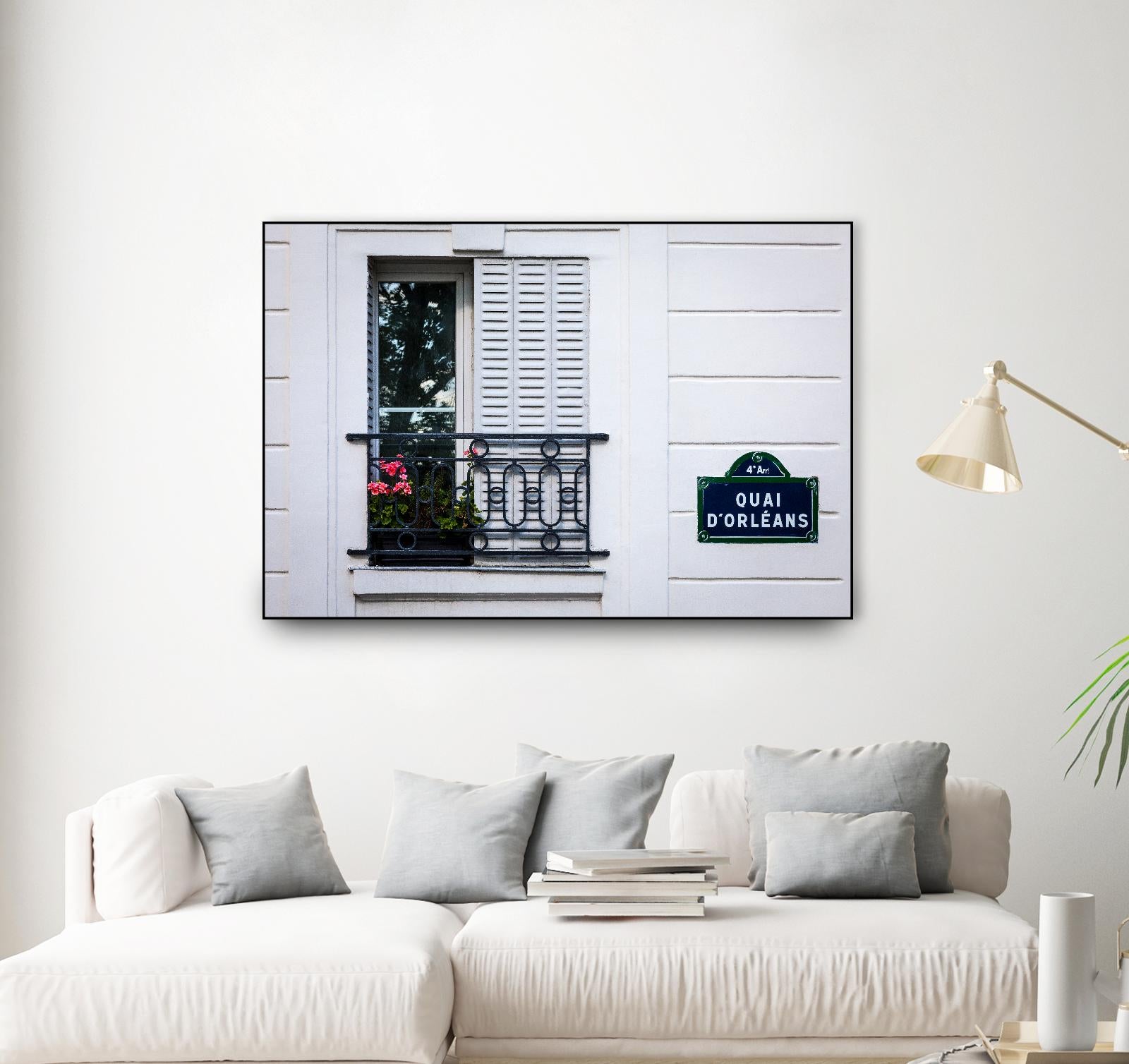 Quai d'Orléans by H.J. Herrera on GIANT ART - black architectural