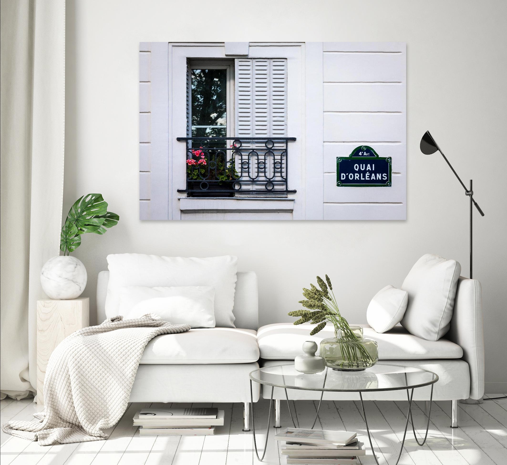 Quai d'Orléans by H.J. Herrera on GIANT ART - black architectural