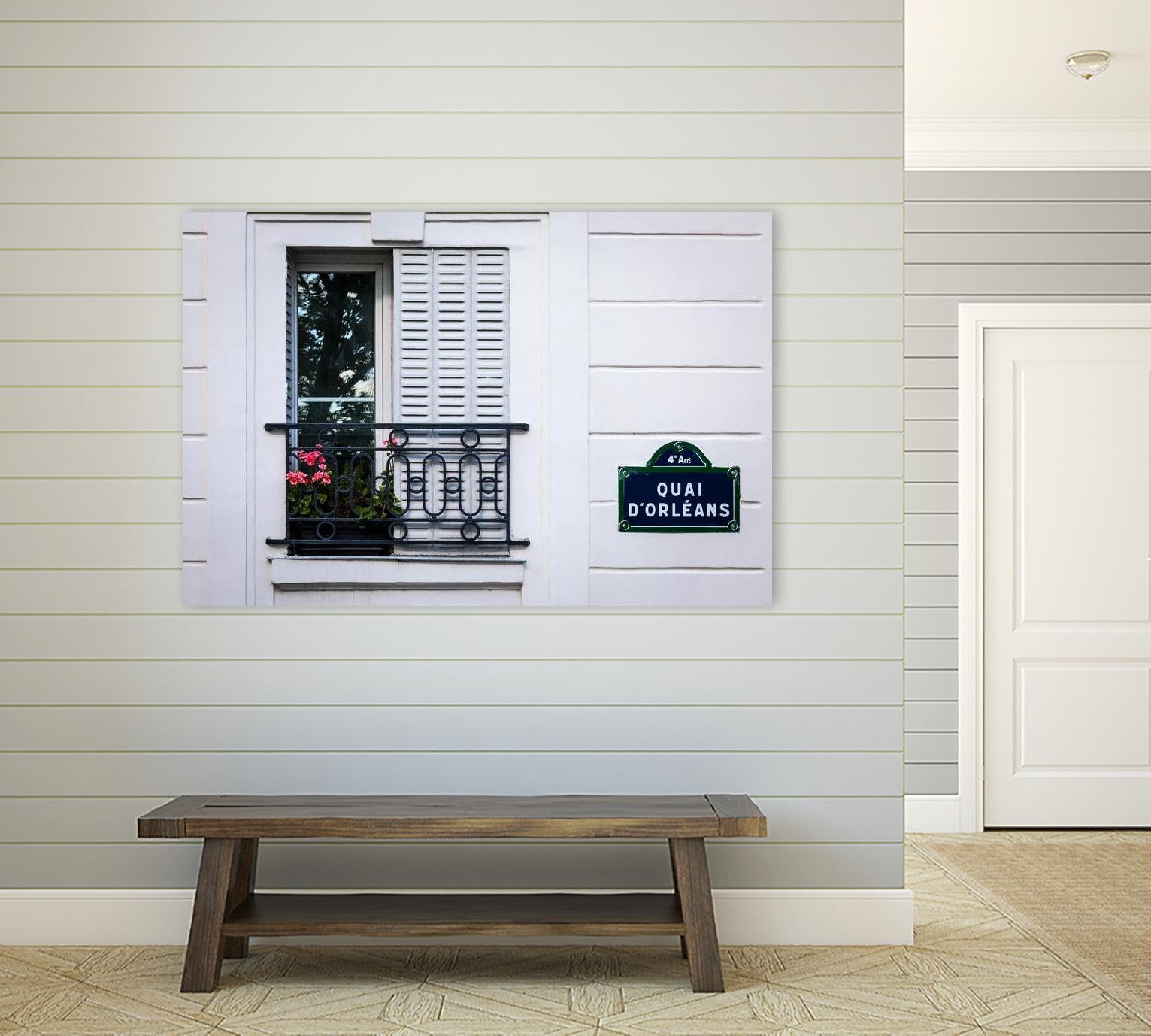 Quai d'Orléans by H.J. Herrera on GIANT ART - black architectural