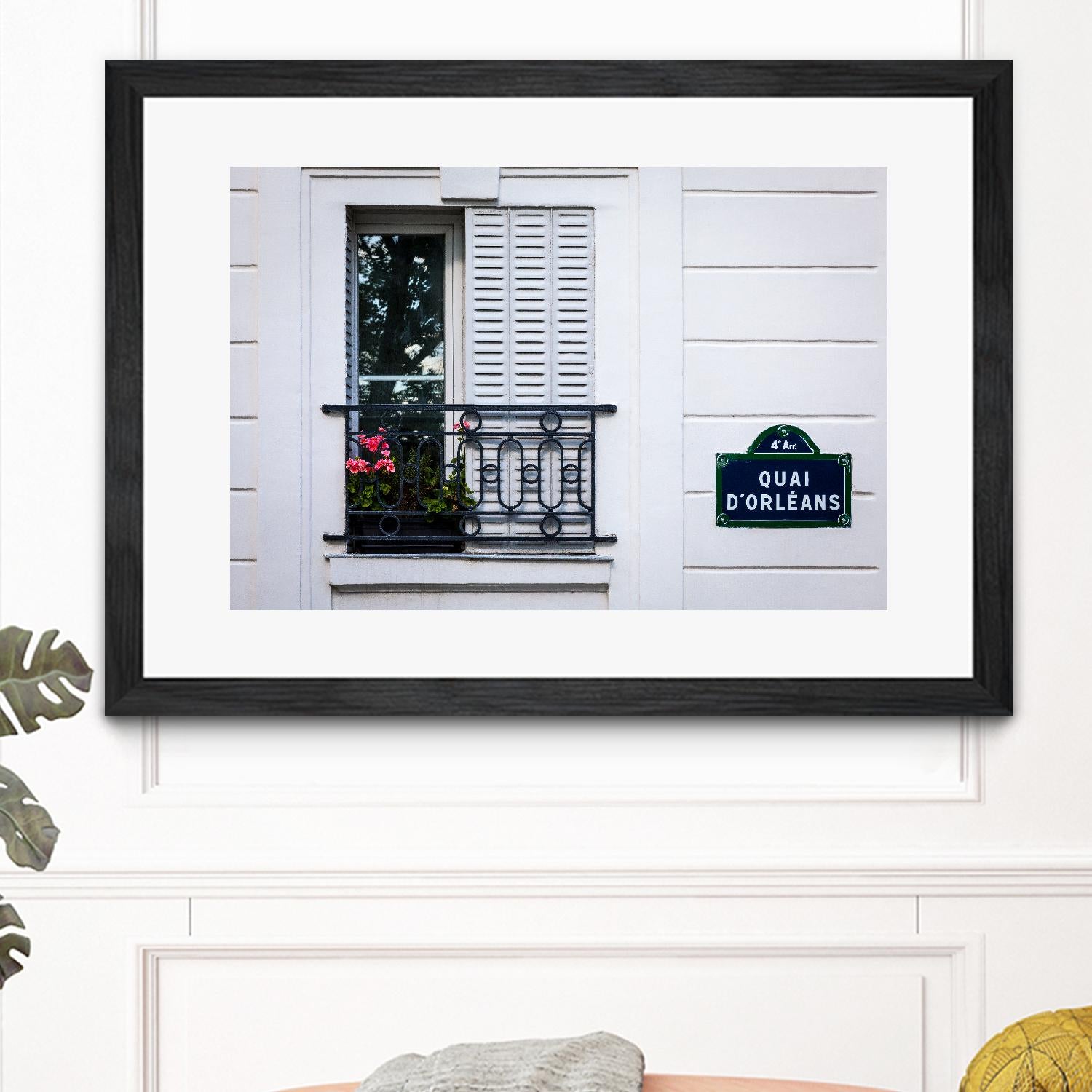 Quai d'Orléans by H.J. Herrera on GIANT ART - black architectural