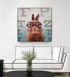 Four Eyes by Lucia Heffernan on GIANT ART - multicolor urban/pop surrealism; animals