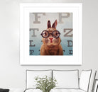 Four Eyes by Lucia Heffernan on GIANT ART - multicolor urban/pop surrealism; animals