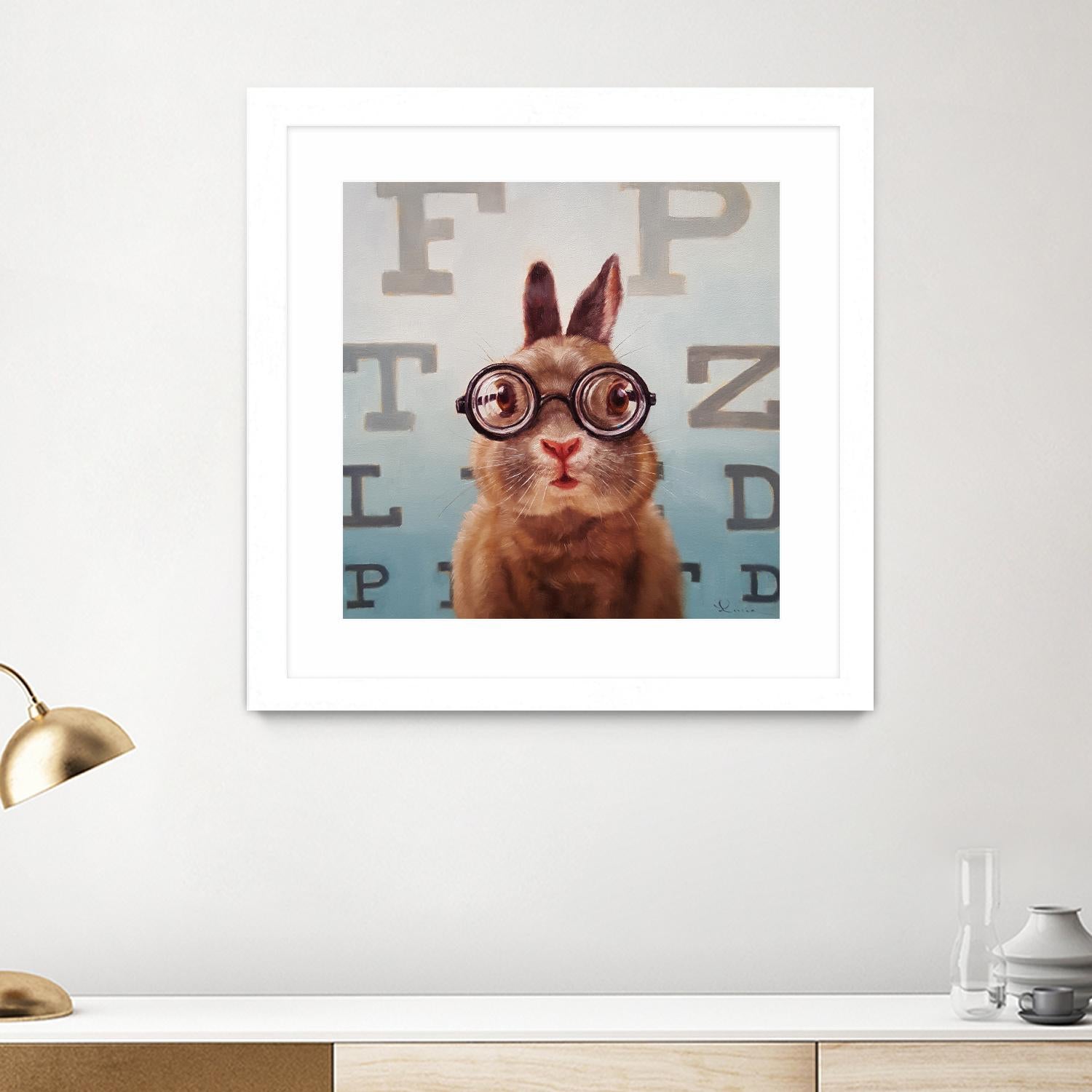 Four Eyes by Lucia Heffernan on GIANT ART - multicolor urban/pop surrealism; animals