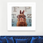 Four Eyes by Lucia Heffernan on GIANT ART - multicolor urban/pop surrealism; animals