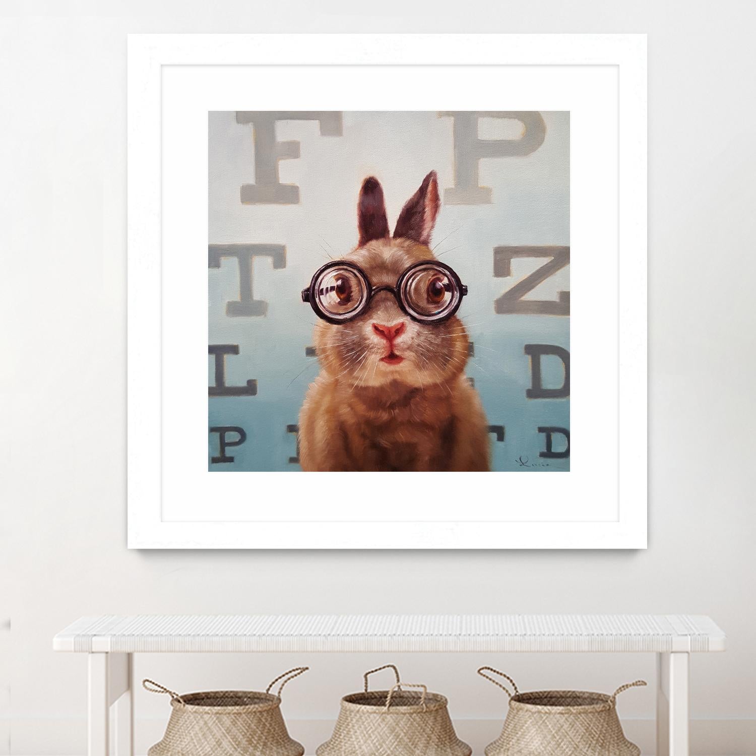 Four Eyes by Lucia Heffernan on GIANT ART - multicolor urban/pop surrealism; animals