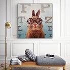 Four Eyes by Lucia Heffernan on GIANT ART - multicolor urban/pop surrealism; animals