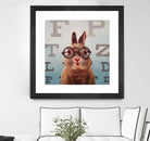 Four Eyes by Lucia Heffernan on GIANT ART - multicolor urban/pop surrealism; animals
