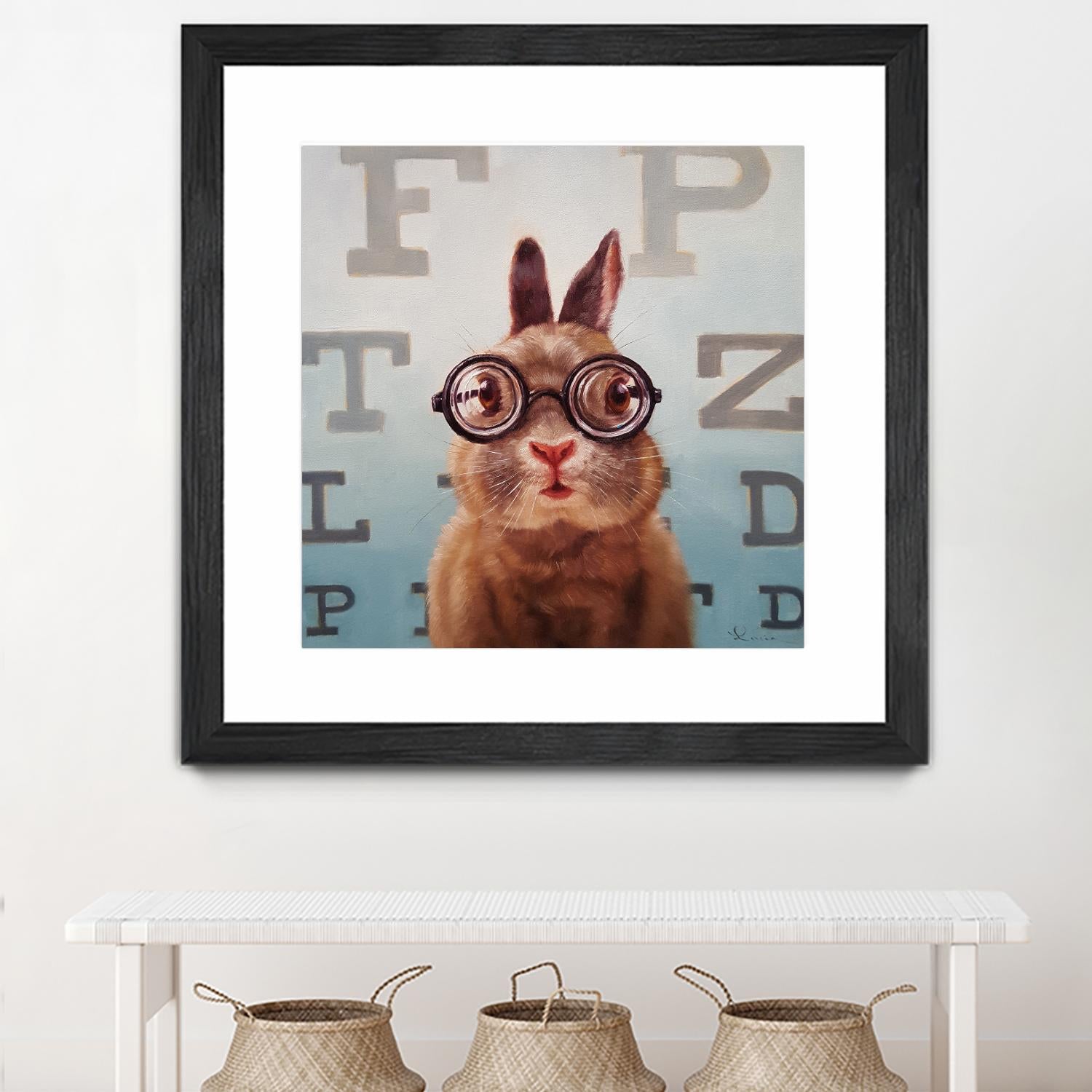 Four Eyes by Lucia Heffernan on GIANT ART - multicolor urban/pop surrealism; animals