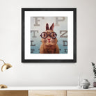 Four Eyes by Lucia Heffernan on GIANT ART - multicolor urban/pop surrealism; animals