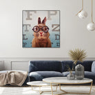Four Eyes by Lucia Heffernan on GIANT ART - multicolor urban/pop surrealism; animals