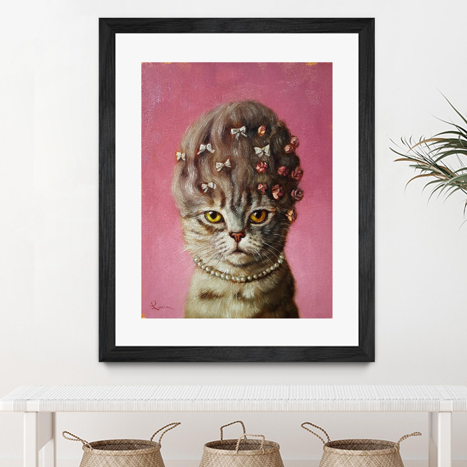 Marie Catoinette by Lucia Heffernan on GIANT ART - multicolor urban/pop surrealism; animals