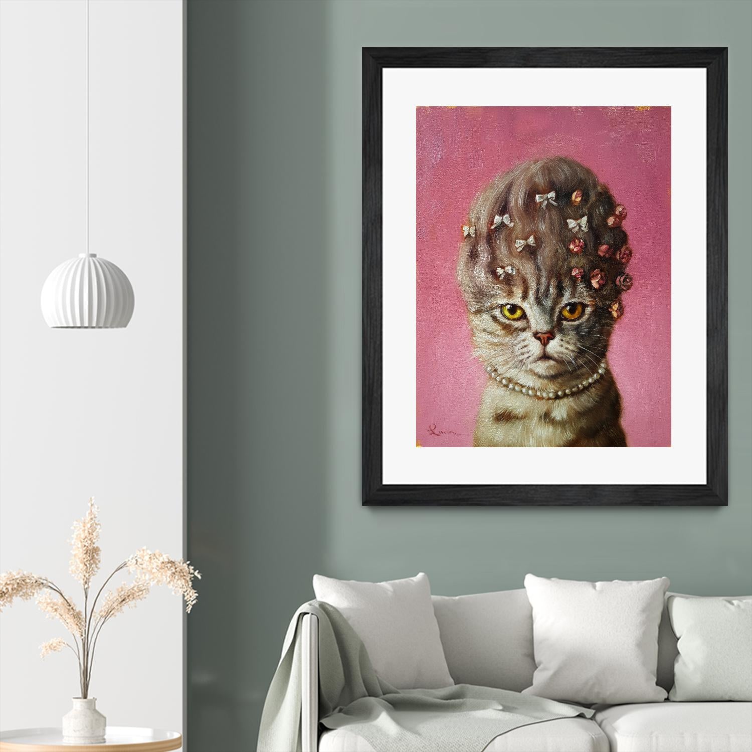 Marie Catoinette by Lucia Heffernan on GIANT ART - multicolor urban/pop surrealism; animals