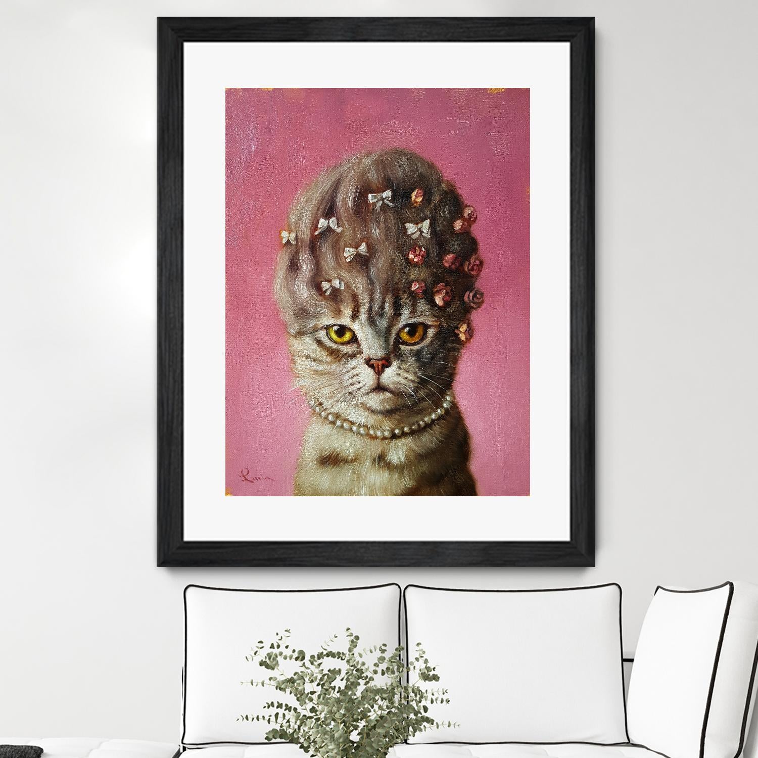 Marie Catoinette by Lucia Heffernan on GIANT ART - multicolor urban/pop surrealism; animals