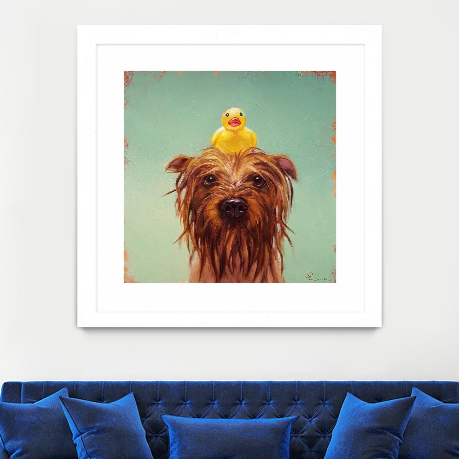 Bath Time by Lucia Heffernan on GIANT ART - multicolor urban/pop surrealism; animals