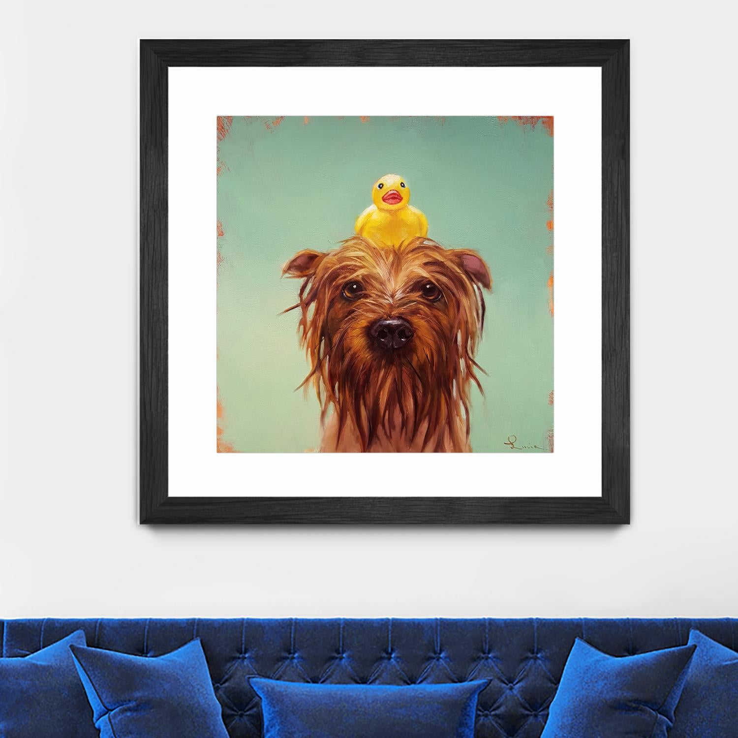 Bath Time by Lucia Heffernan on GIANT ART - multicolor urban/pop surrealism; animals