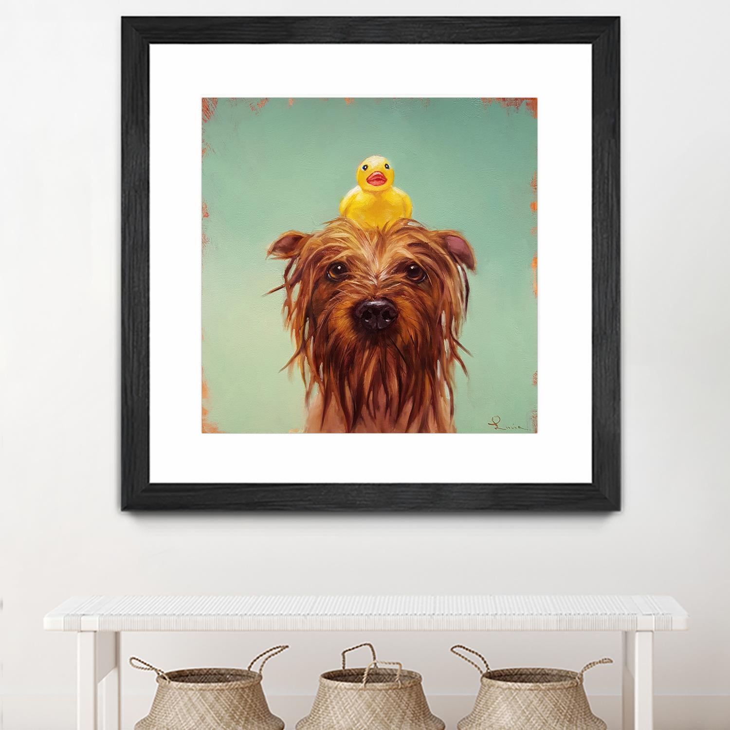 Bath Time by Lucia Heffernan on GIANT ART - multicolor urban/pop surrealism; animals