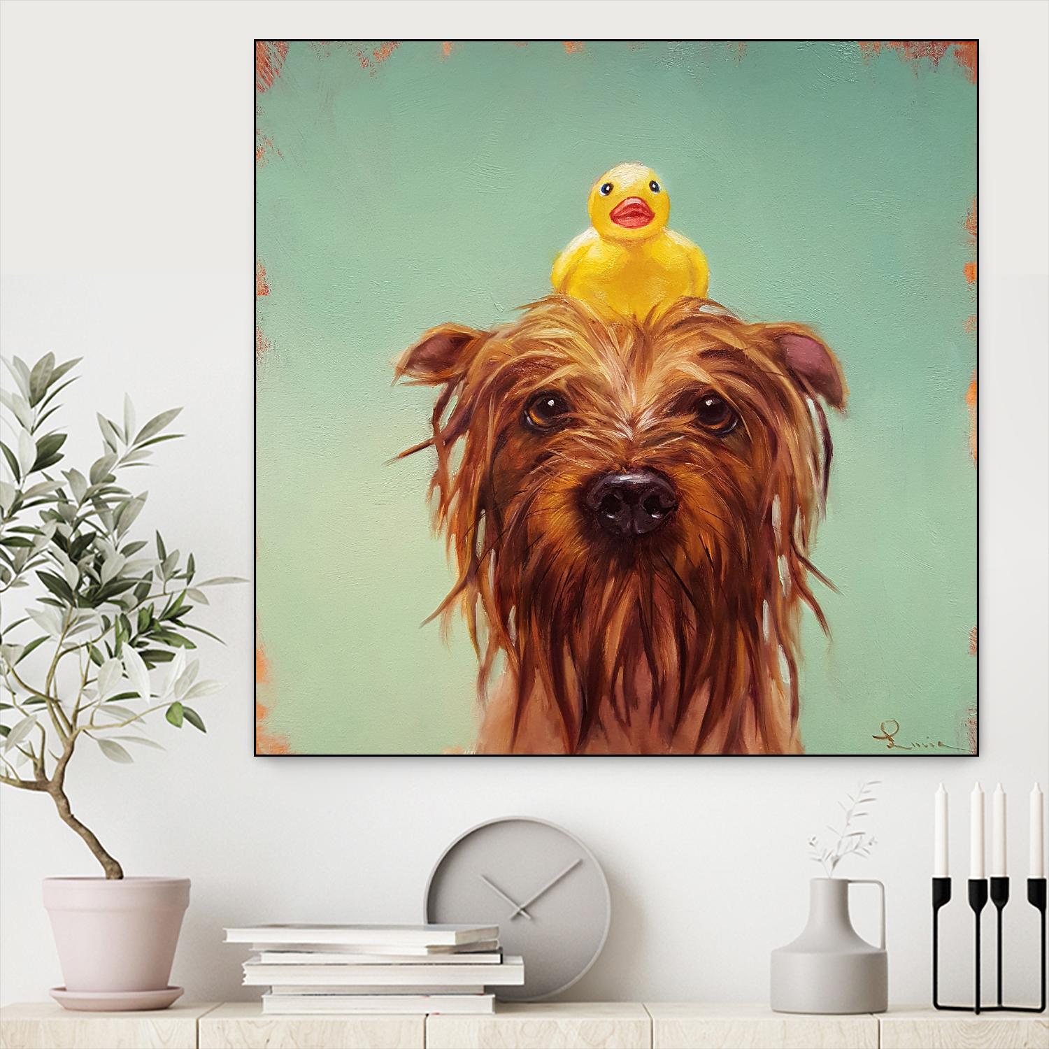 Bath Time by Lucia Heffernan on GIANT ART - multicolor urban/pop surrealism; animals