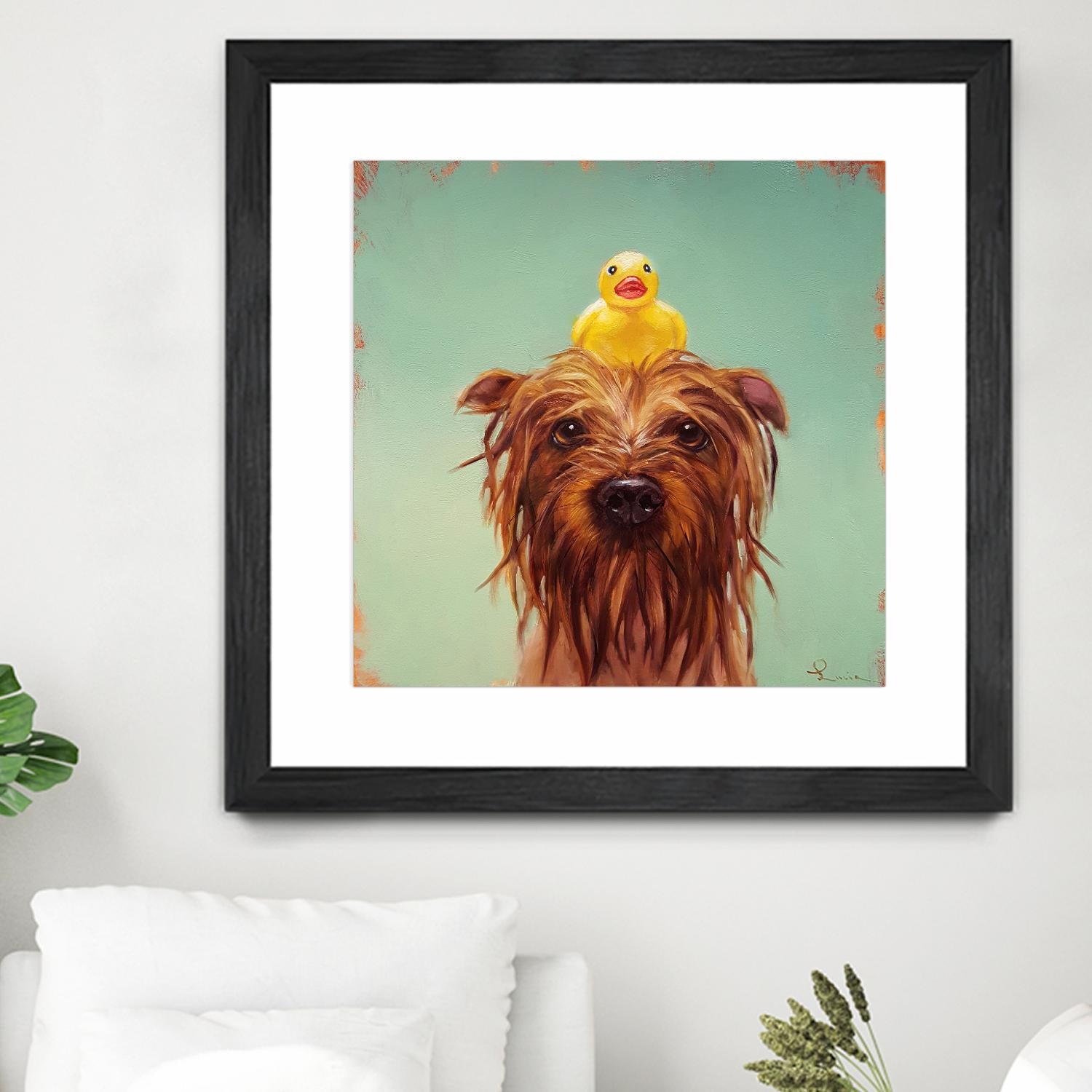 Bath Time by Lucia Heffernan on GIANT ART - multicolor urban/pop surrealism; animals