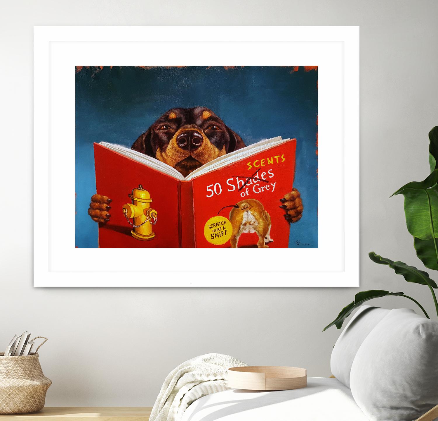 50 Scents of Grey by Lucia Heffernan on GIANT ART - multicolor urban/pop surrealism; animals