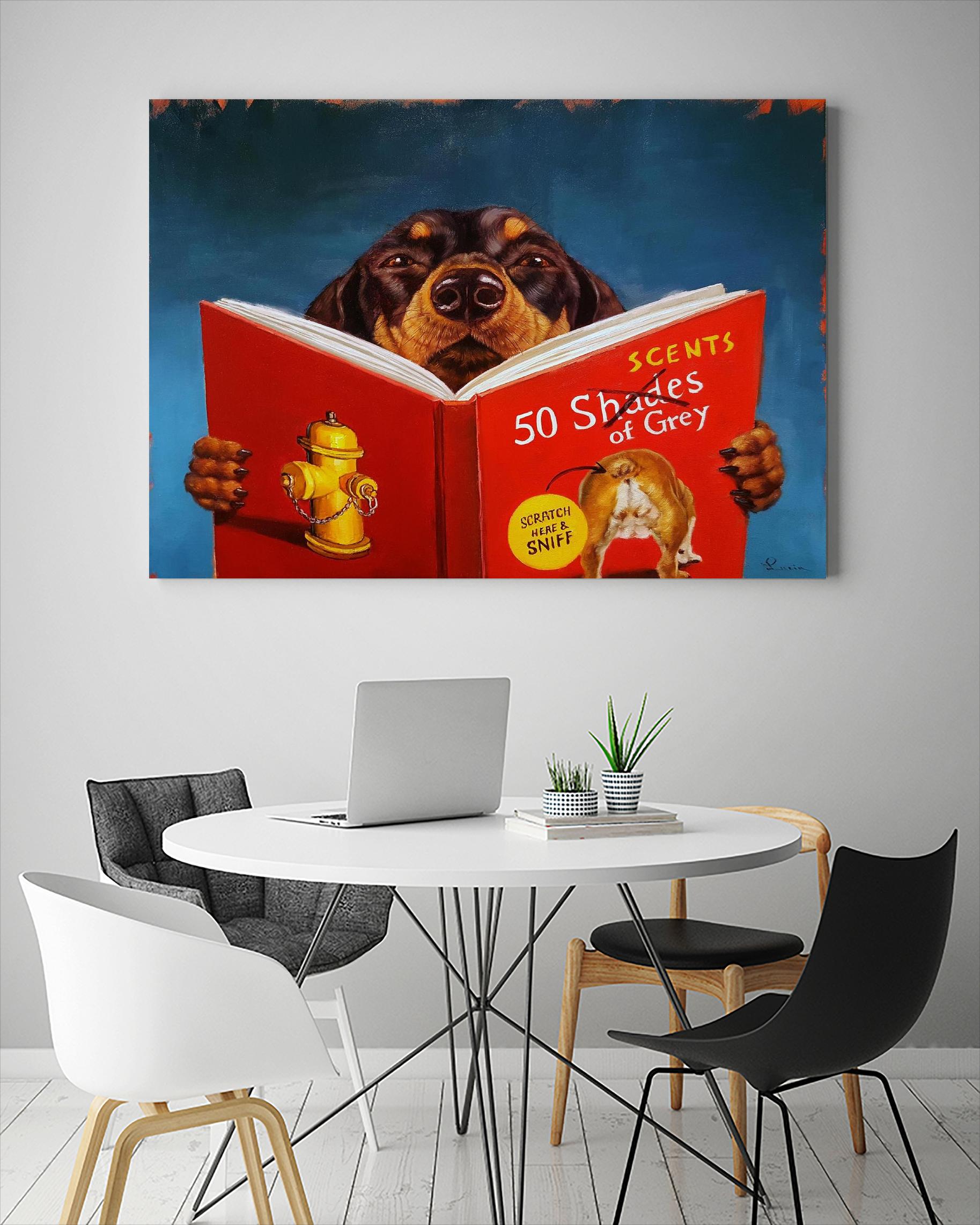 50 Scents of Grey by Lucia Heffernan on GIANT ART - multicolor urban/pop surrealism; animals