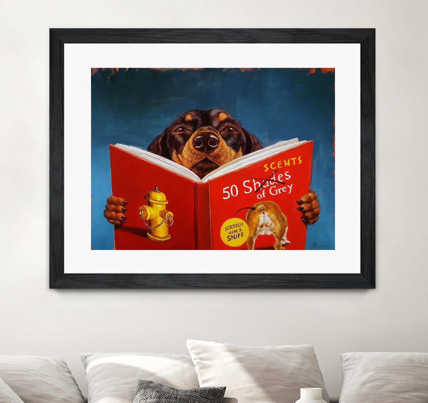 50 Scents of Grey by Lucia Heffernan on GIANT ART - multicolor urban/pop surrealism; animals