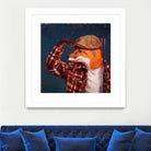 Fox Hunt by Lucia Heffernan on GIANT ART - multicolor urban/pop surrealism; animals