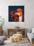 Fox Hunt by Lucia Heffernan on GIANT ART - multicolor urban/pop surrealism; animals