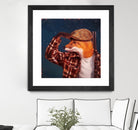 Fox Hunt by Lucia Heffernan on GIANT ART - multicolor urban/pop surrealism; animals