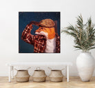 Fox Hunt by Lucia Heffernan on GIANT ART - multicolor urban/pop surrealism; animals