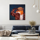 Fox Hunt by Lucia Heffernan on GIANT ART - multicolor urban/pop surrealism; animals