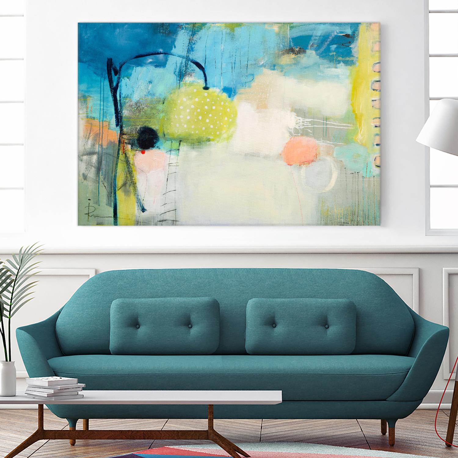 Green Summer by Ira Ivanova on GIANT ART - multicolor abstracts; contemporary