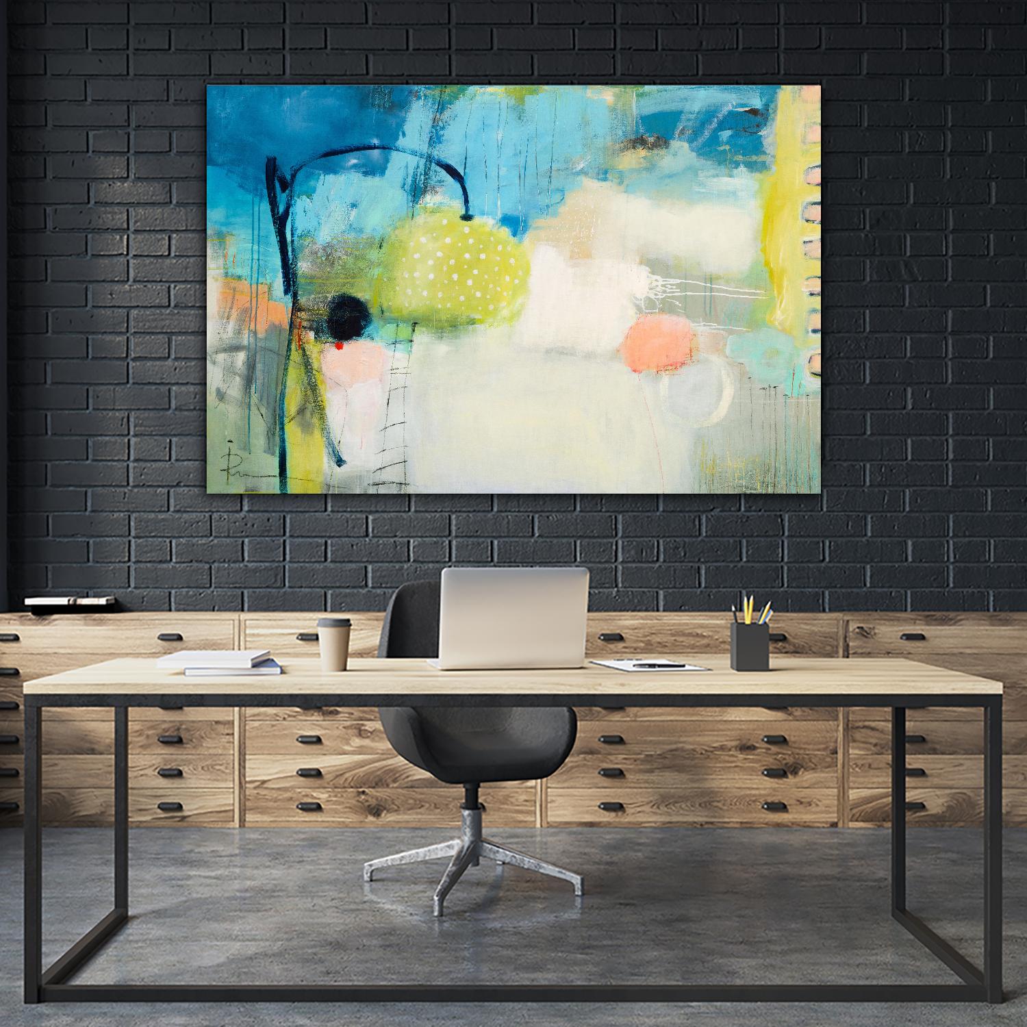 Green Summer by Ira Ivanova on GIANT ART - multicolor abstracts; contemporary