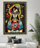 Muerta by Nicholas Ivins on GIANT ART - multicolor urban/pop surrealism; ethnic