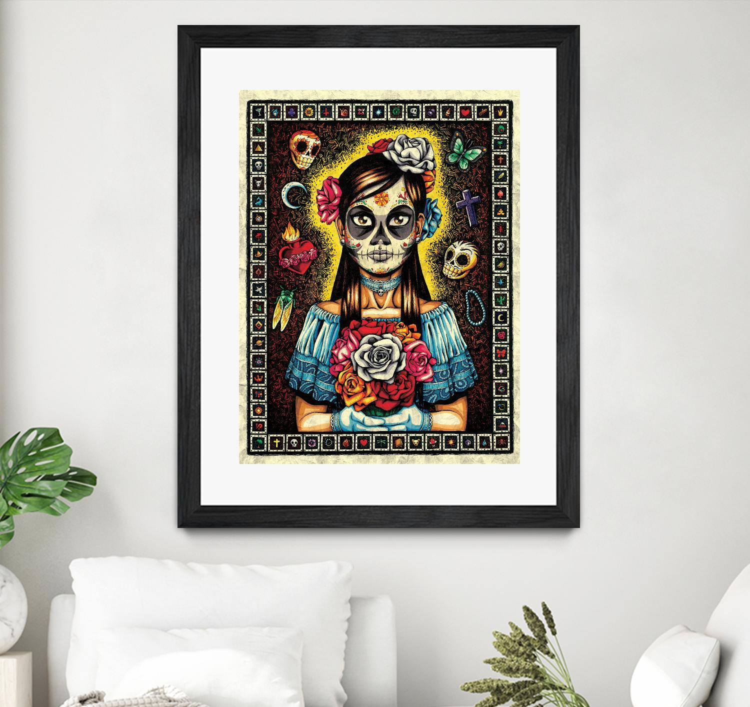 Muerta by Nicholas Ivins on GIANT ART - multicolor urban/pop surrealism; ethnic
