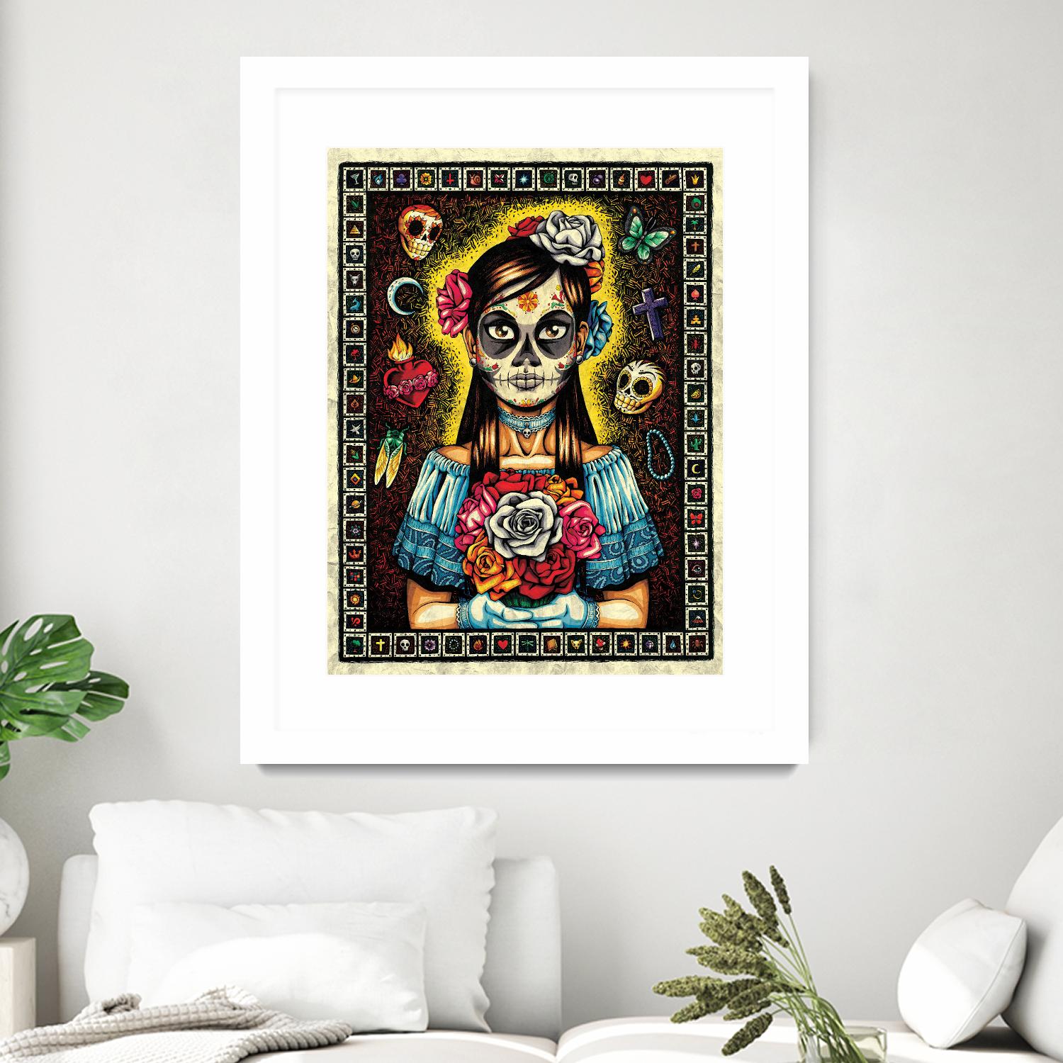 Muerta by Nicholas Ivins on GIANT ART - multicolor urban/pop surrealism; ethnic