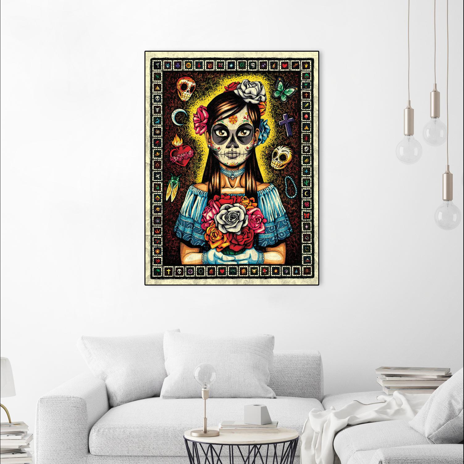 Muerta by Nicholas Ivins on GIANT ART - multicolor urban/pop surrealism; ethnic