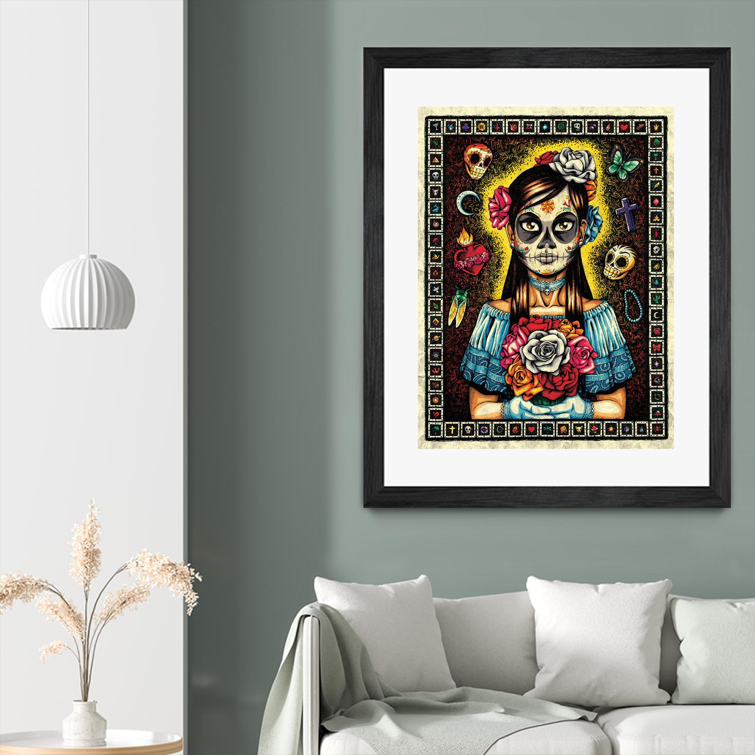 Muerta by Nicholas Ivins on GIANT ART - multicolor urban/pop surrealism; ethnic