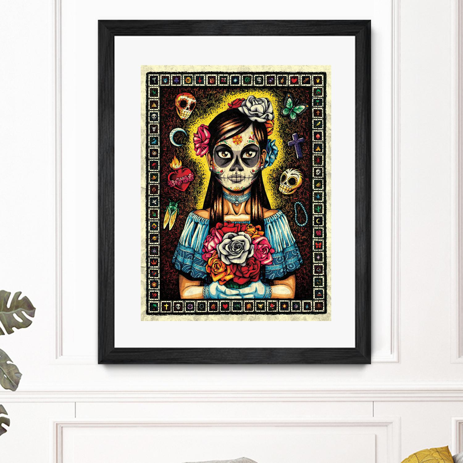 Muerta by Nicholas Ivins on GIANT ART - multicolor urban/pop surrealism; ethnic