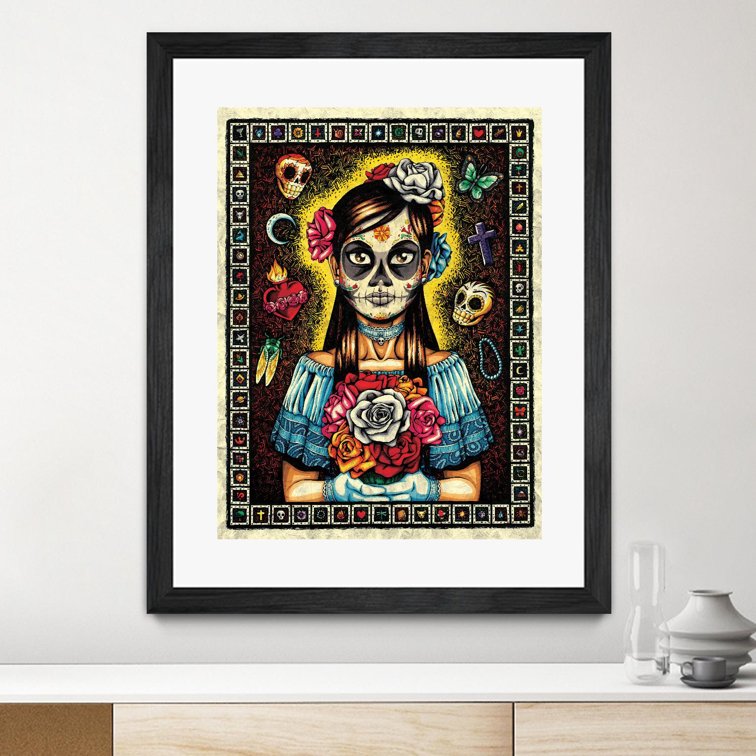 Muerta by Nicholas Ivins on GIANT ART - multicolor urban/pop surrealism; ethnic