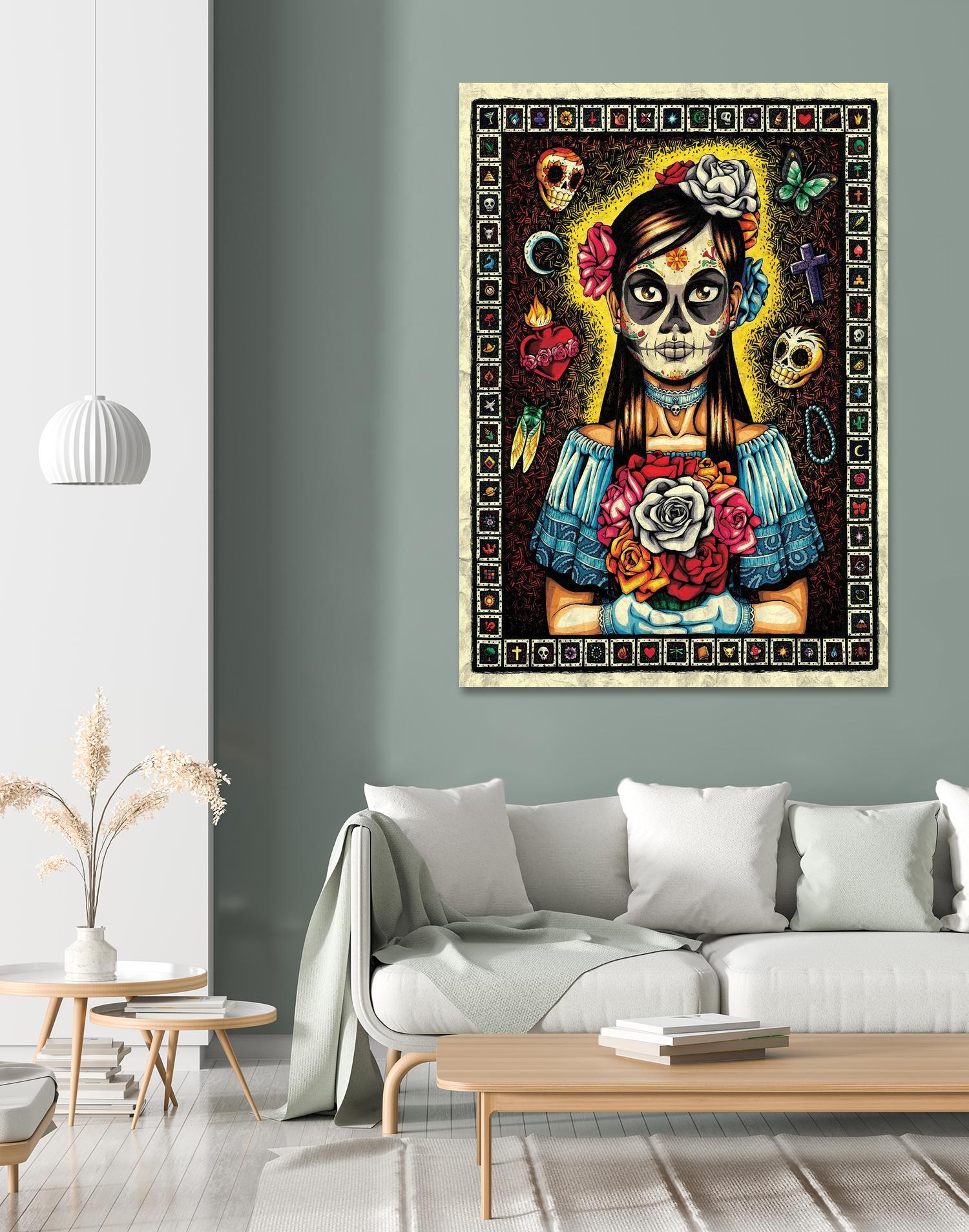 Muerta by Nicholas Ivins on GIANT ART - multicolor urban/pop surrealism; ethnic