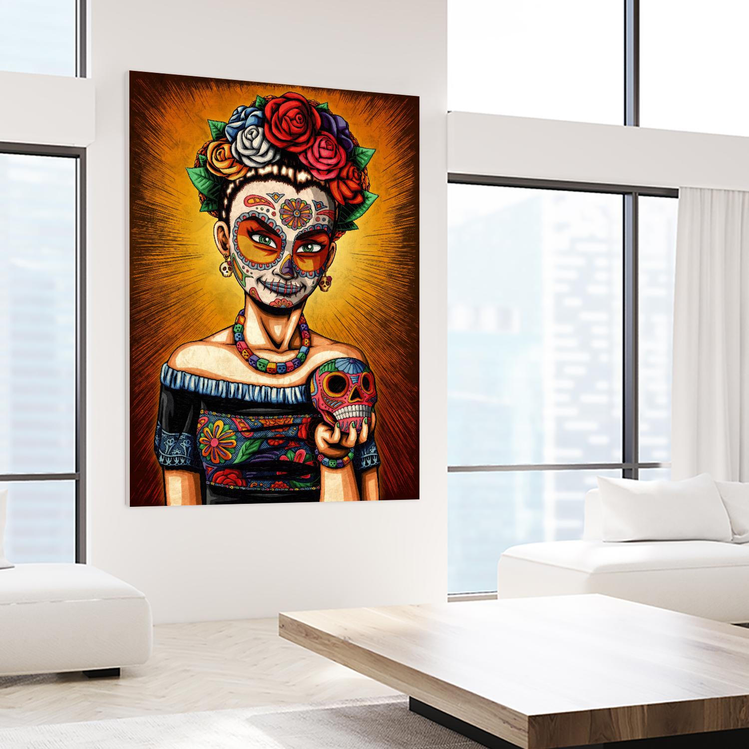 Rita by Nicholas Ivins on GIANT ART - multicolor urban/pop surrealism; ethnic