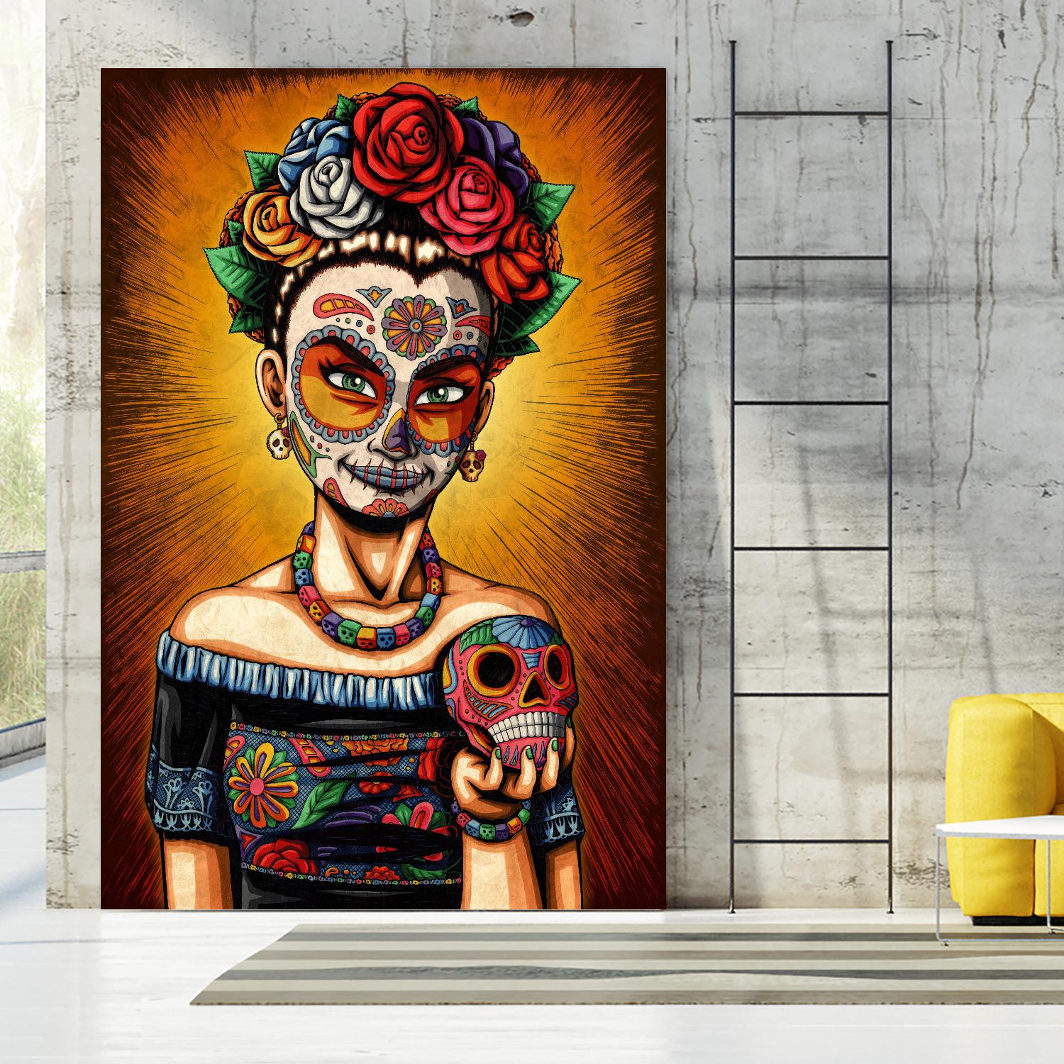 Rita by Nicholas Ivins on GIANT ART - multicolor urban/pop surrealism; ethnic