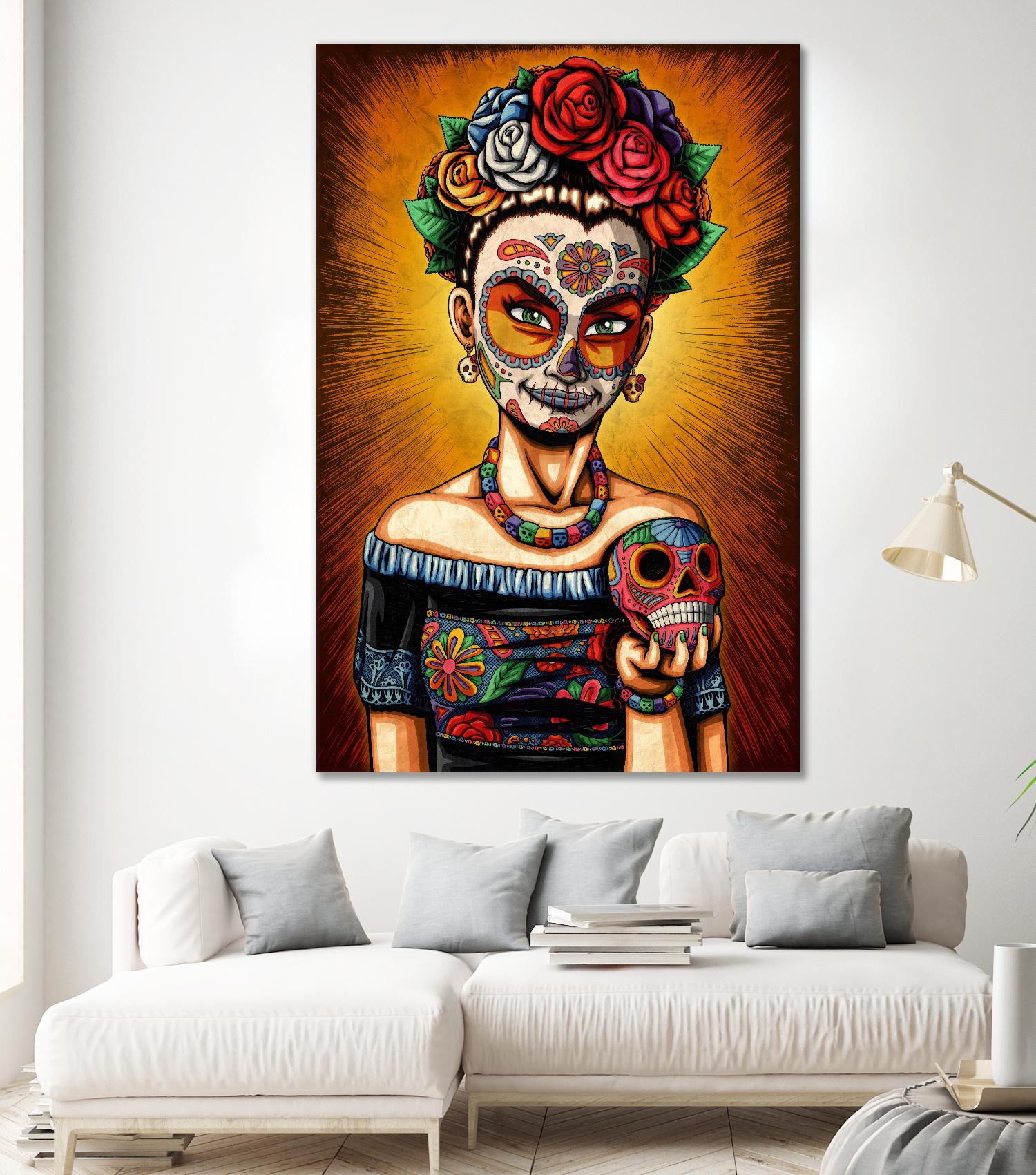 Rita by Nicholas Ivins on GIANT ART - multicolor urban/pop surrealism; ethnic