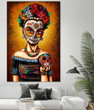 Rita by Nicholas Ivins on GIANT ART - multicolor urban/pop surrealism; ethnic
